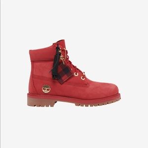 RARE Red Gold Timberland Boots